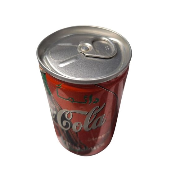 Coca Cola Coke Can Empty Sealed Collector Egypt 90s Vintage Arabic Sealed - Picture 4 of 8